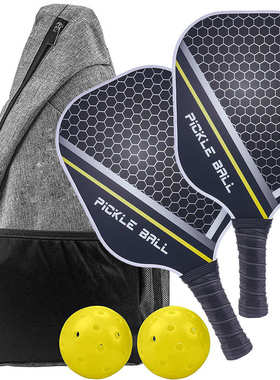 石墨碳素匹克球拍沙滩拍PU手胶运动球拍蜂窝芯 Pickleball Paddle