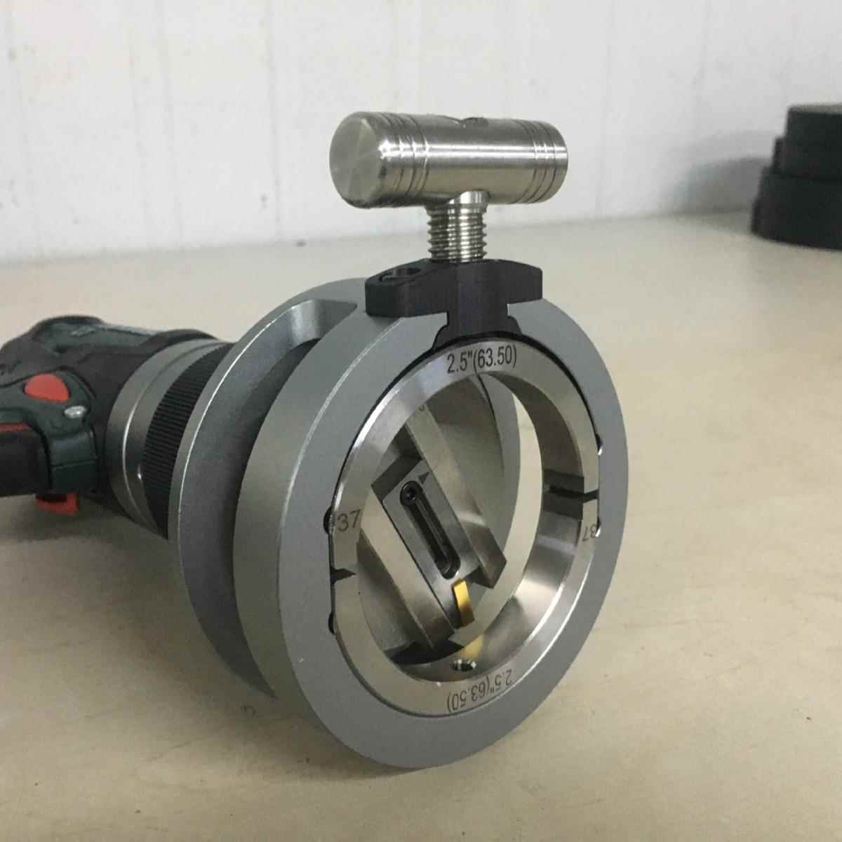 DCM2.5寸平口机电源18V专业级平口工具可平管径9-63.5mm