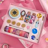 儿粒节礼创物火漆印www章套装 全套童益智信封封口蜡网红意学生文