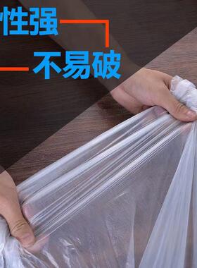 10-100片一次性桌布加厚防水塑料薄膜大圆餐桌红色家用桌布
