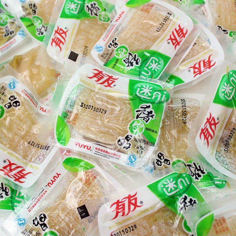 有友迷你猪皮晶山椒味散称独立包装500g网红同款办公解馋小吃零食