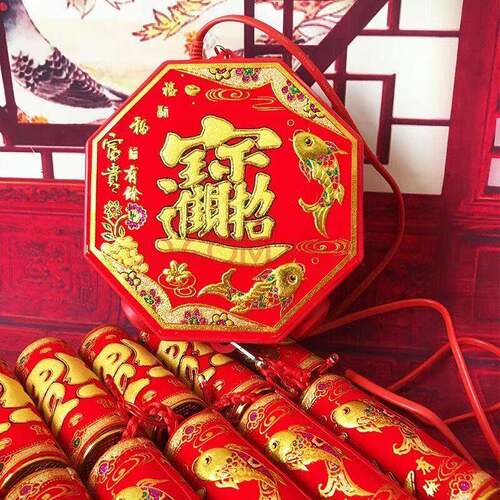 2026新款礼炮电子电鞭炮可充过年节日装饰灯电子巨炮结婚响KYM乔