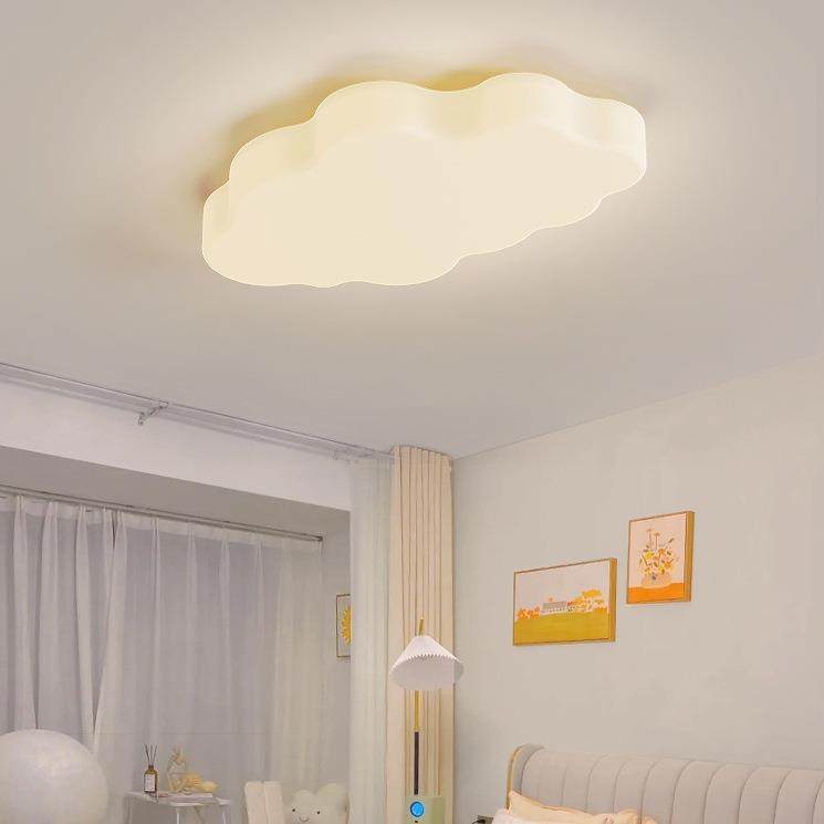 云朵OFE吸顶灯主室奶卧油风灯儿童书房灯现简约全屋套山餐中灯代