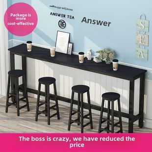 By the wall counter household partition long bar table recta