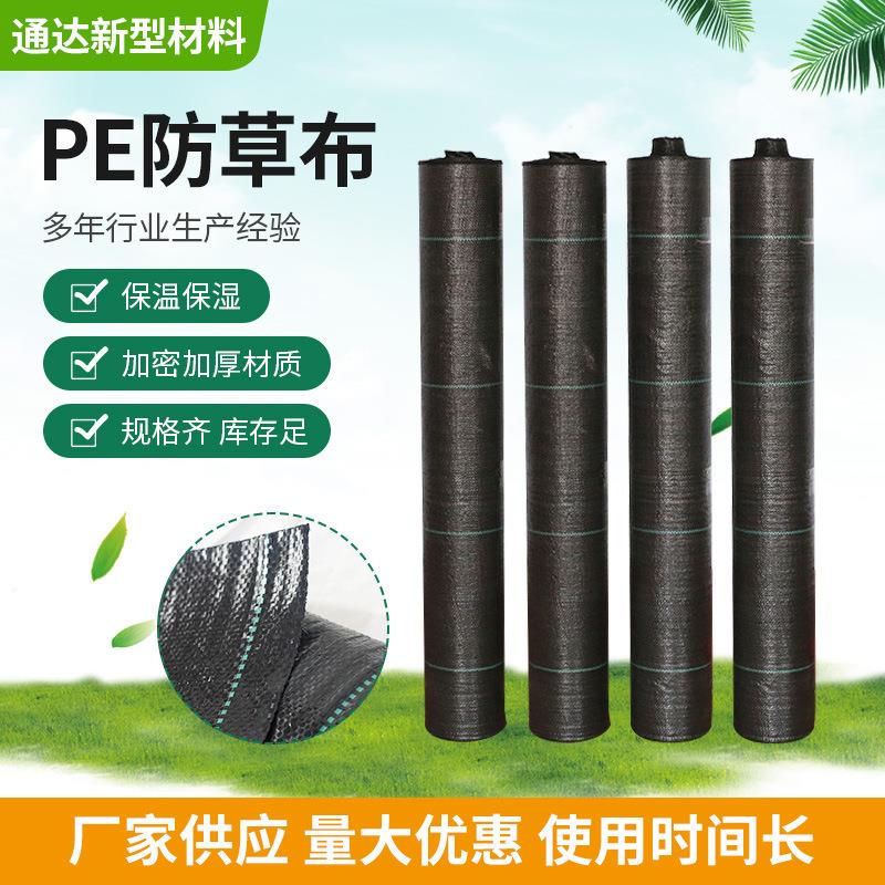 防草布除草布大棚抗老化透水透气抑草布盖草布果园黑色防草地布