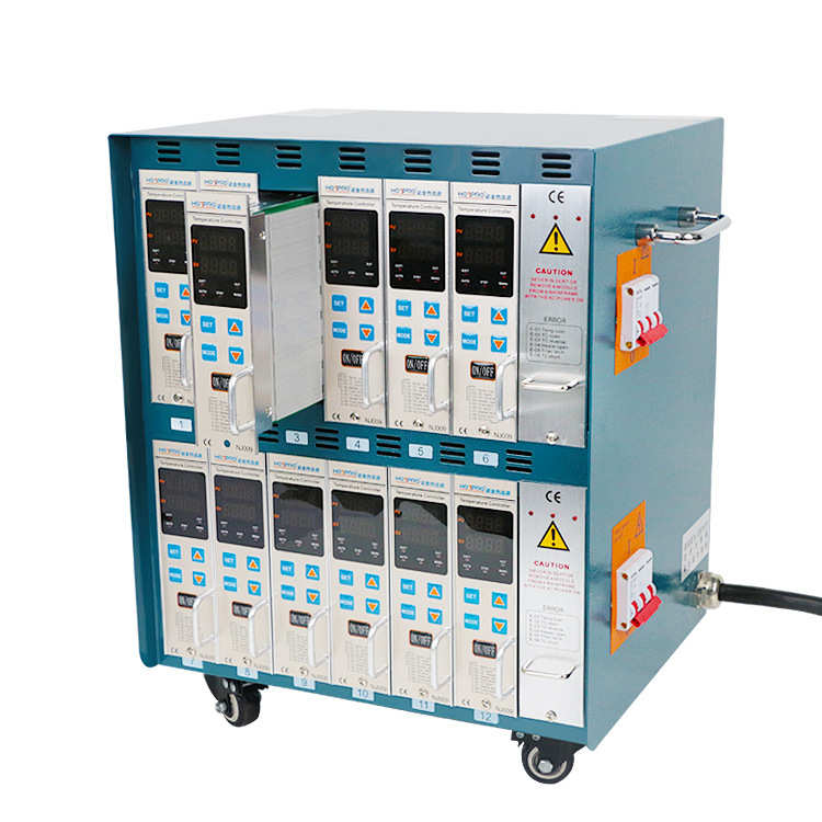 模具热流道温控箱模具配件加热温度控制箱防干烧插卡式智能温控器