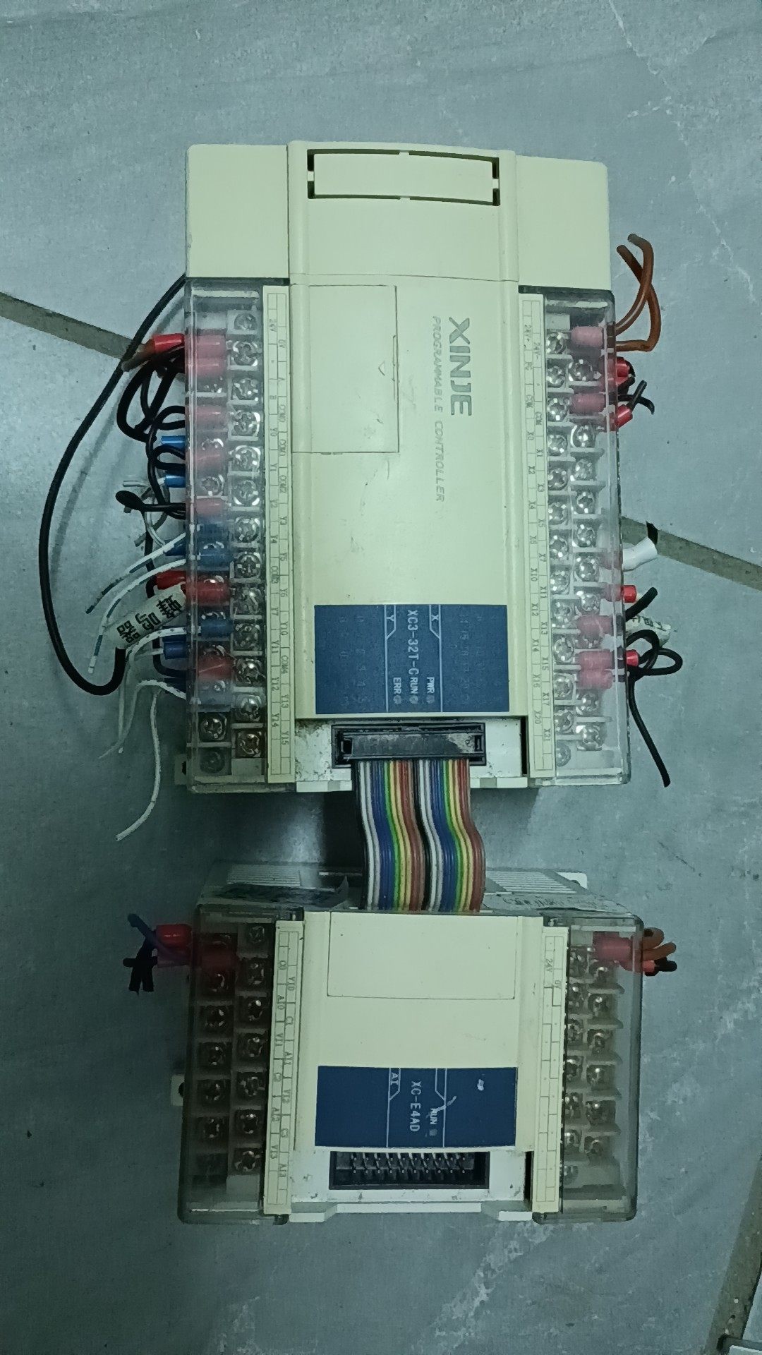 拆机信捷PLC型号XC3-32T-C拓展XC-E4AD