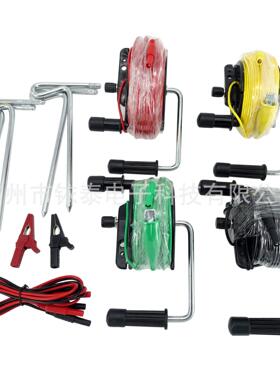 线芯0.75平方，线径Φ3.5mm香蕉插+测试线+接地夹红、黄、绿、黑