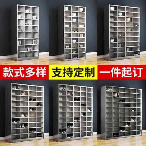 全34不锈钢堂柜员工餐厅多格带0锁餐具柜学校SL32饭食盒无碗门餐