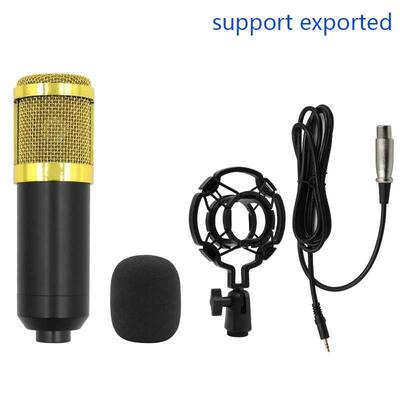 Bm800 condenser microphone + V8 sound card computer recordin