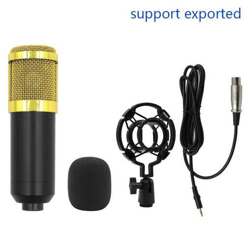 Bm800 condenser microphone + V8 sound card computer recordin