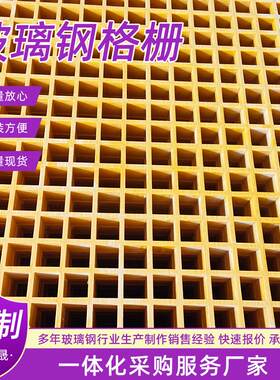 现货玻璃钢格栅汽车房排水网格板养殖场鸽舍漏粪格板隔栅篦子