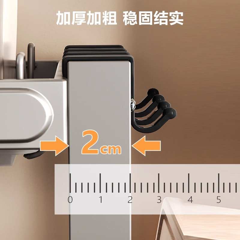 不锈钢厨房碗架沥水收纳架碗柜置物架多功能放碗盘碗筷碗碟赵之吴