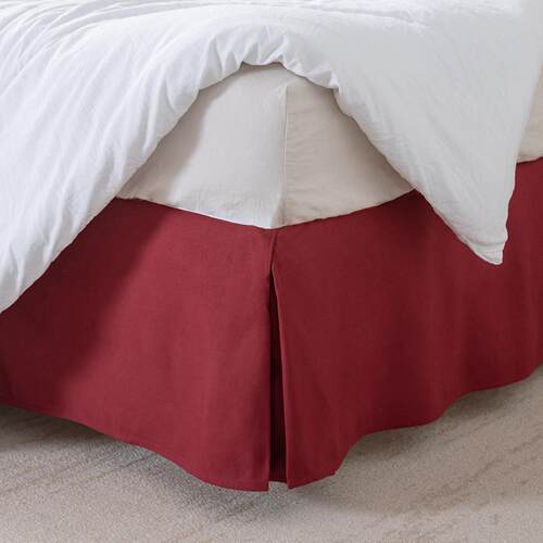 跨境外贸亚马逊速卖通货源外贸床裙 Tailored bed skirt 14inch
