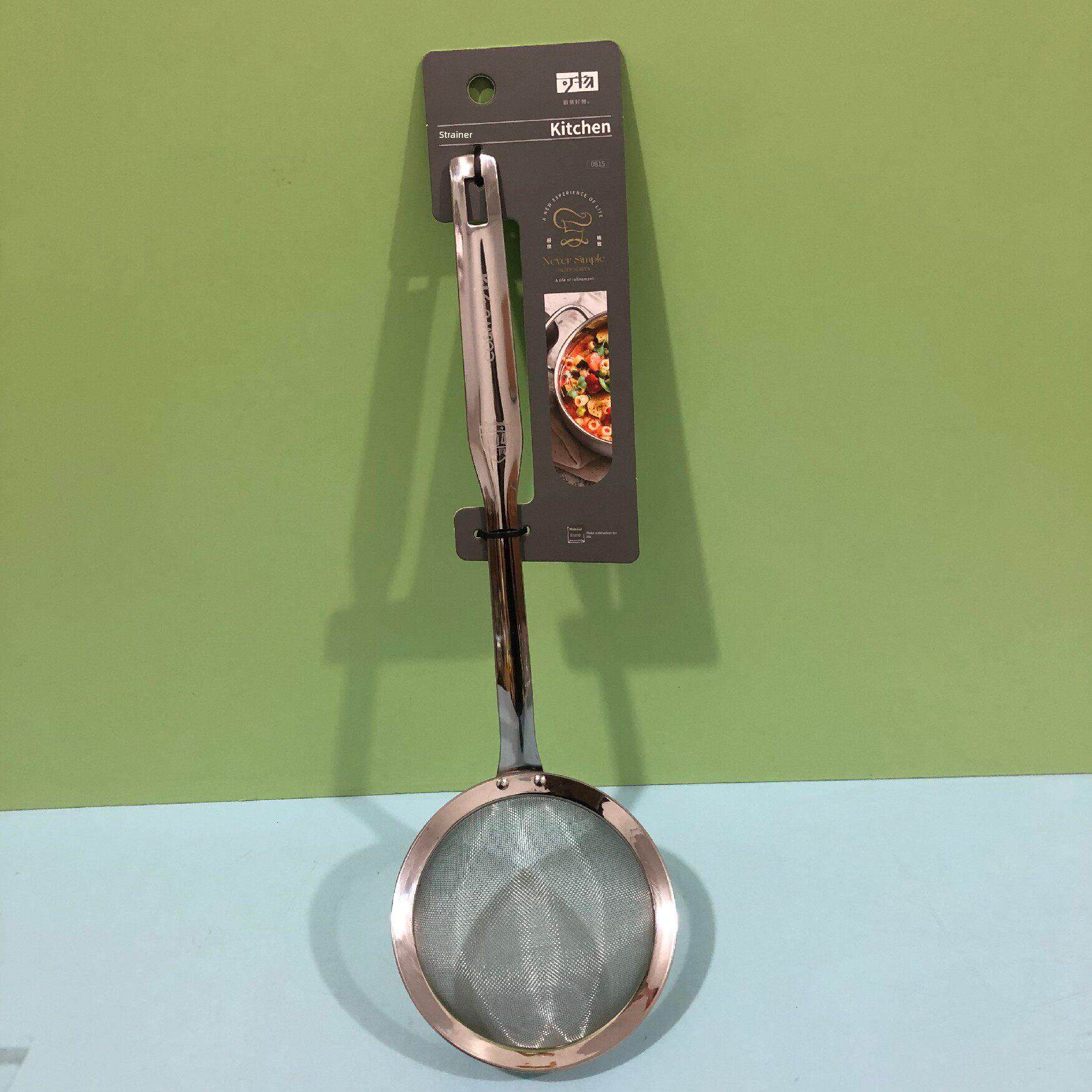 可物0815密漏304不锈钢漏网勺0816豆浆过滤网筛超细油炸捞面饺子