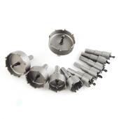 10件套TAEXC硬质合金孔器多齿不锈钢开孔器铝金属开合金扩T孔钻头