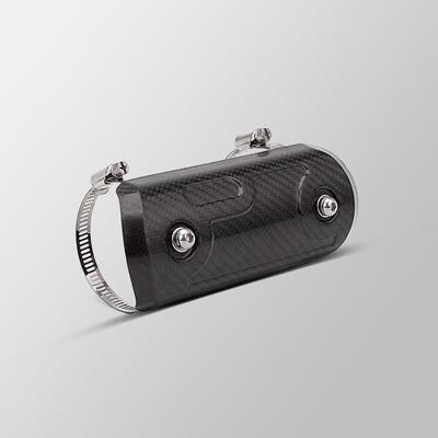 摩托车排气管防烫罩m碳纤维隔热罩保护壳隔热罩450Sr Rc390 R3