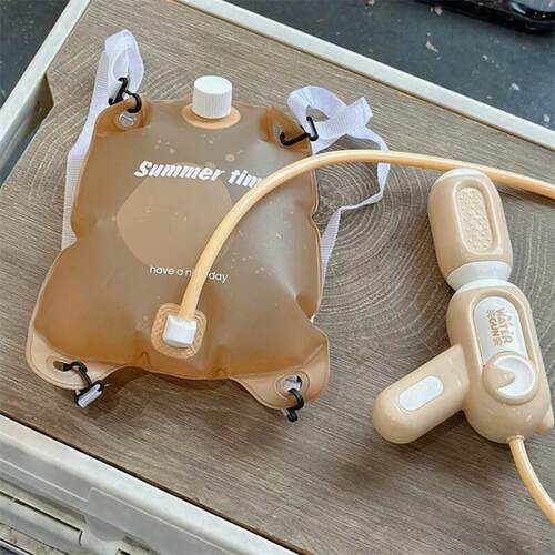 Water Gun with Backpack Kids Toy Long Shot Water Blaster Lar