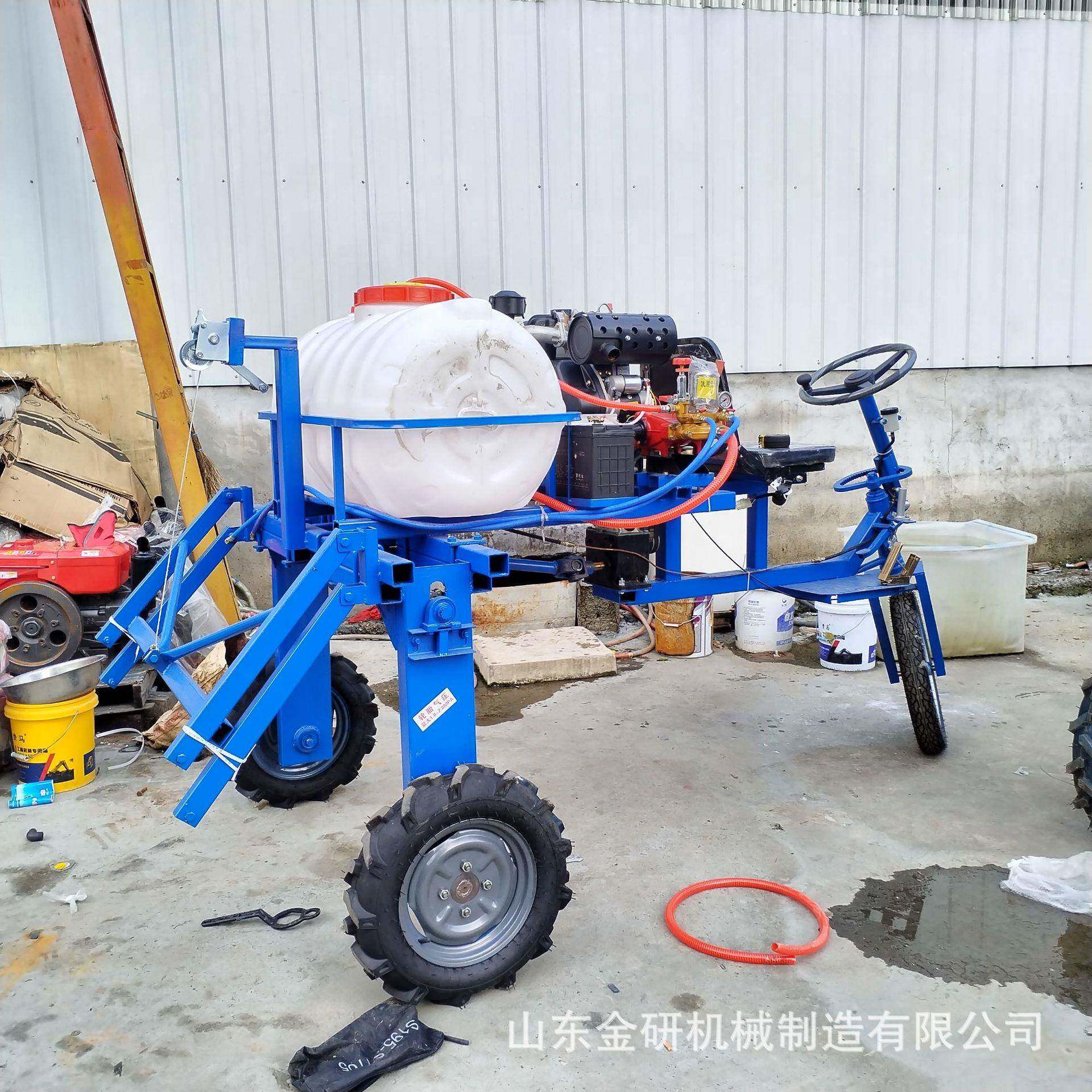 三轮四轮高架式打药机 园林防疫消毒设备 液压折叠喷杆喷药机