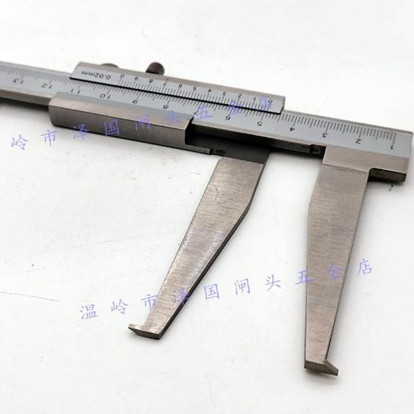 西内沟槽游标卡尺10-60/1207460/3径00上爪内钩江内内槽