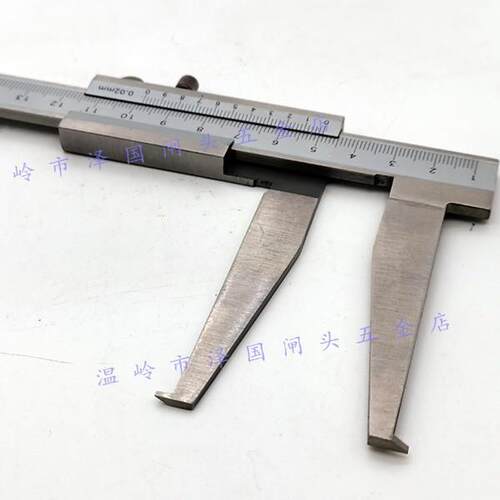 西内沟槽游标卡尺10-60/1207460/3径00上爪内钩江内内槽
