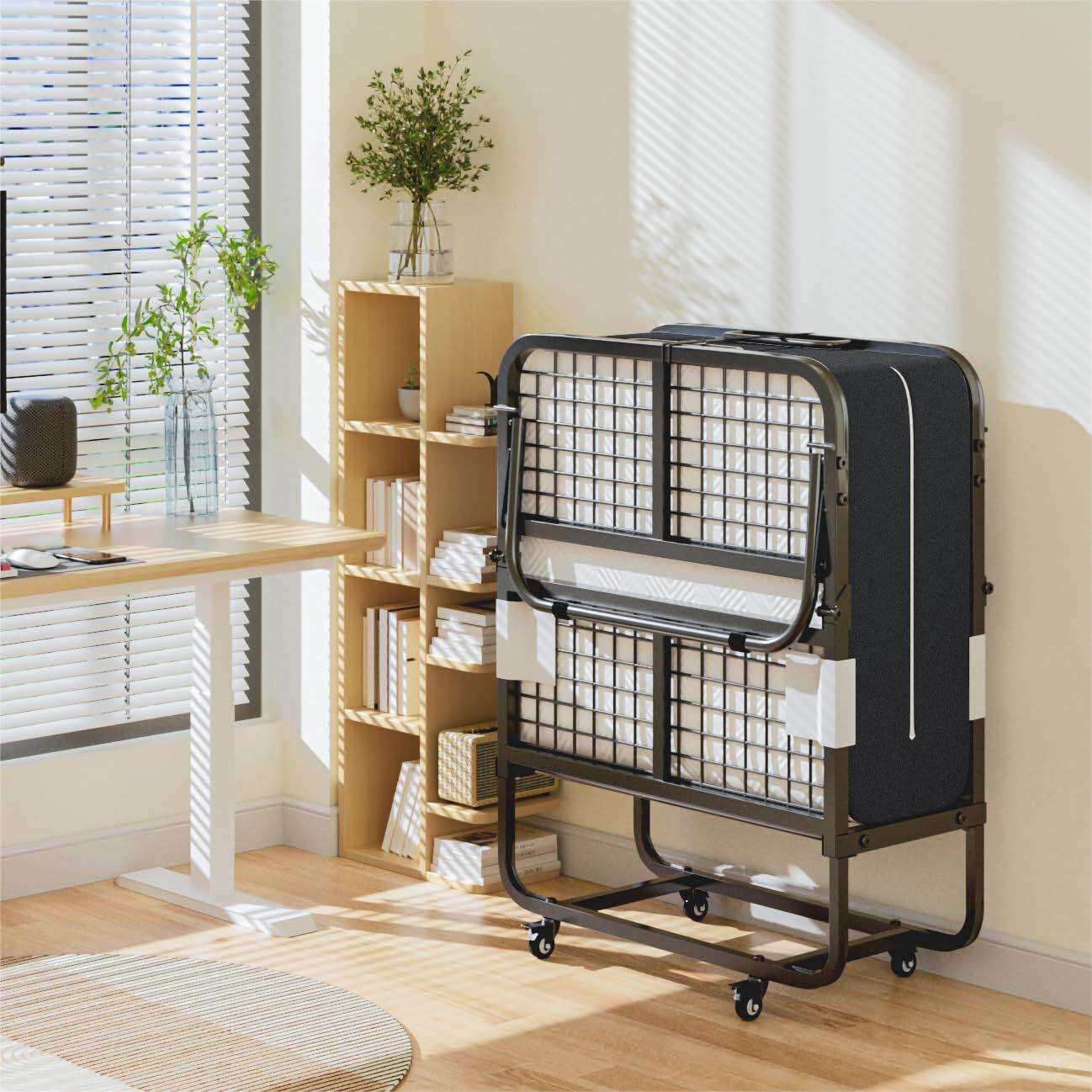 外贸酒店加床折叠床简约弹簧床垫高档床午休床午睡神器陪护床