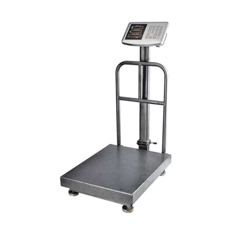 英文版150kg/300kg/500kg带护栏电子台称 电子计价台称台称电子秤