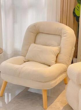 懒人窝沙发单人椅RXV类狗阳台躺休闲椅子卧室榻午休靠背小沙发折
