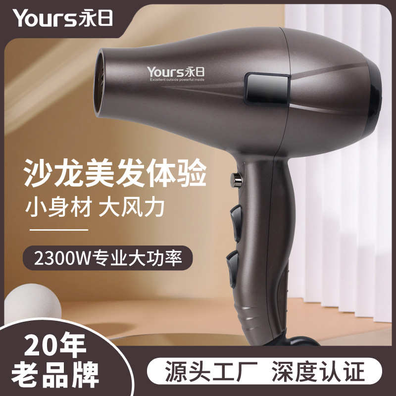 永日小巧强劲2300W大功率发廊专用电吹风机厂家批发家用吹风筒