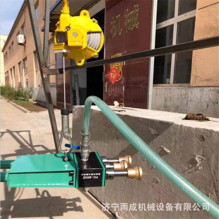 悬空混凝土凿毛机路面桥梁桥面打磨机墙面三头凿毛机厂家图片