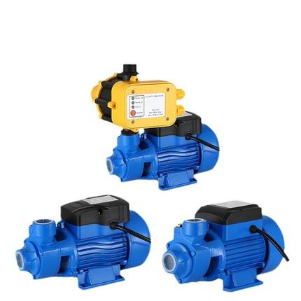 QB60旋涡水泵0.5hp110V/220V自动增压泵井水自吸水泵太阳能增压泵