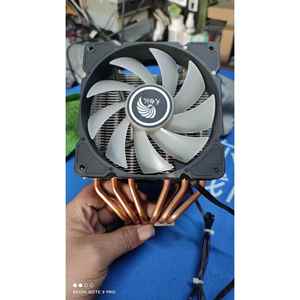 议价九州风神大霜塔散热风扇，风扇换了，成色如图，6导管，扣具I