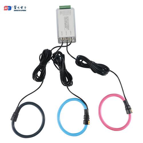 XH-RSCT三相罗氏线圈1000A/5V 带积分器 2000A/5V 开口柔性互感器