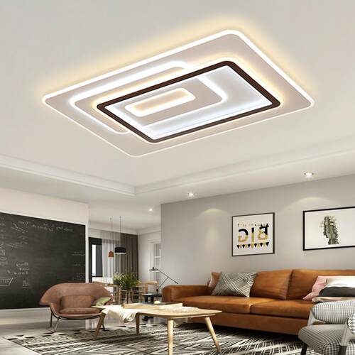 客厅灯现代简约大气2025新款吸顶灯led超亮主灯广东中山灯具大全