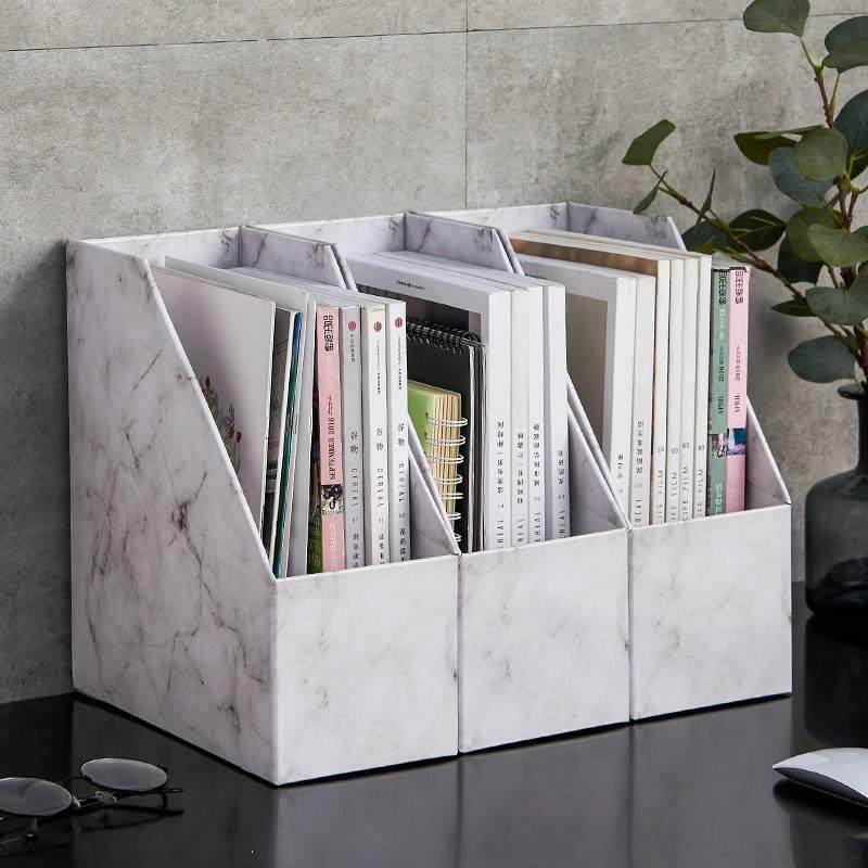 办公档案盒收纳文件架文件夹框 牛皮纸多功能桌面纸质收纳盒,居家布艺,收纳盒,淘宝优惠券,粉丝福利购,淘宝优惠卷