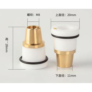 请备注 有一个孔和三个孔 波刺D20 28陶瓷环M8三维陶瓷体