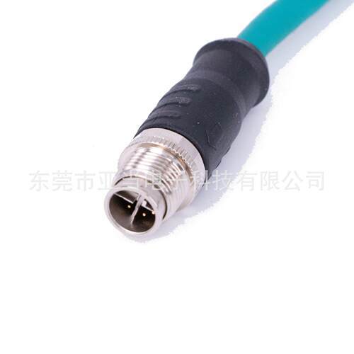 超六类千兆工业Profinet柔网线M12 8P公X伺服以太网线厂家直销