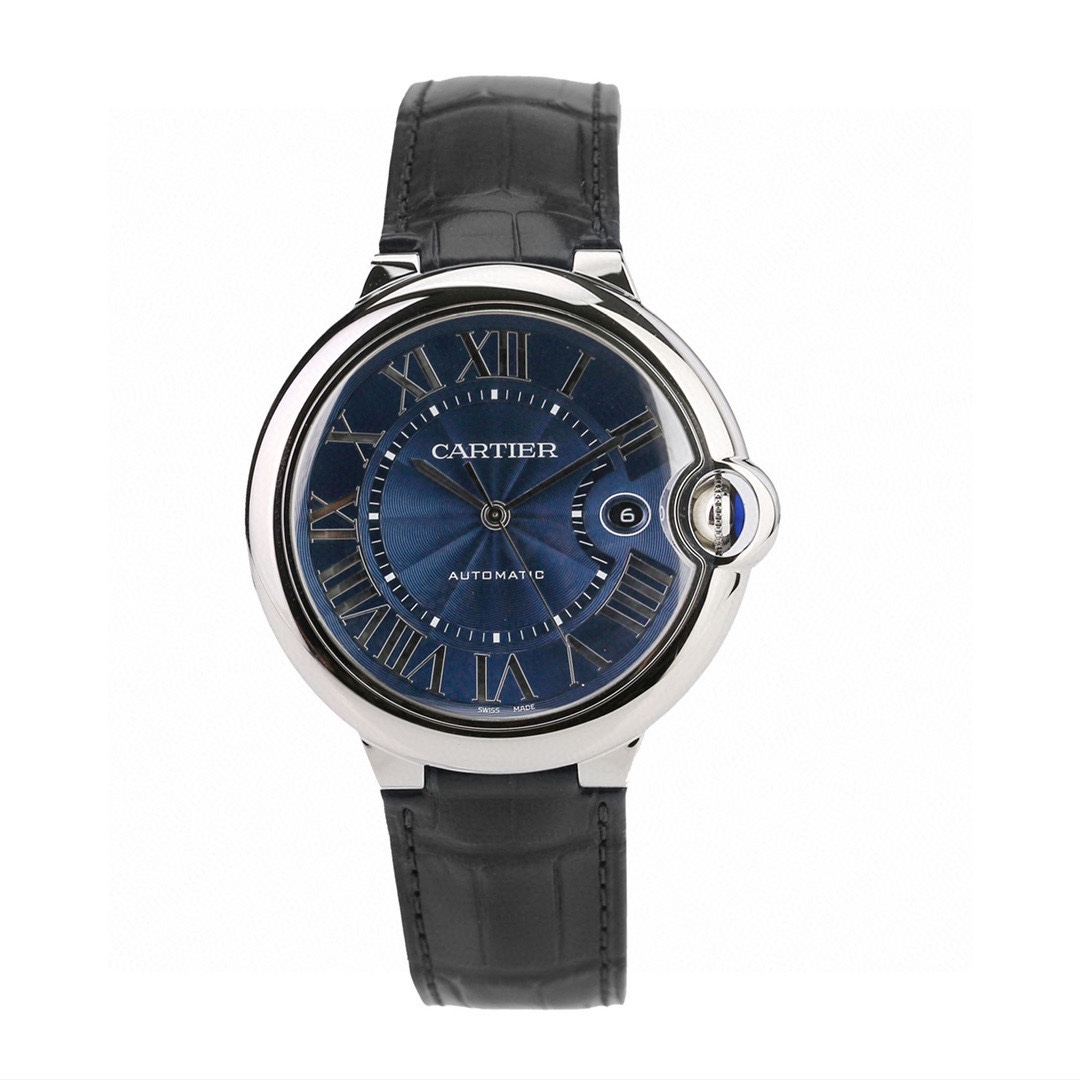 [9.8新]卡地亚蓝气球系列蓝盘WSBB0025自动机械男士手表公价48500
