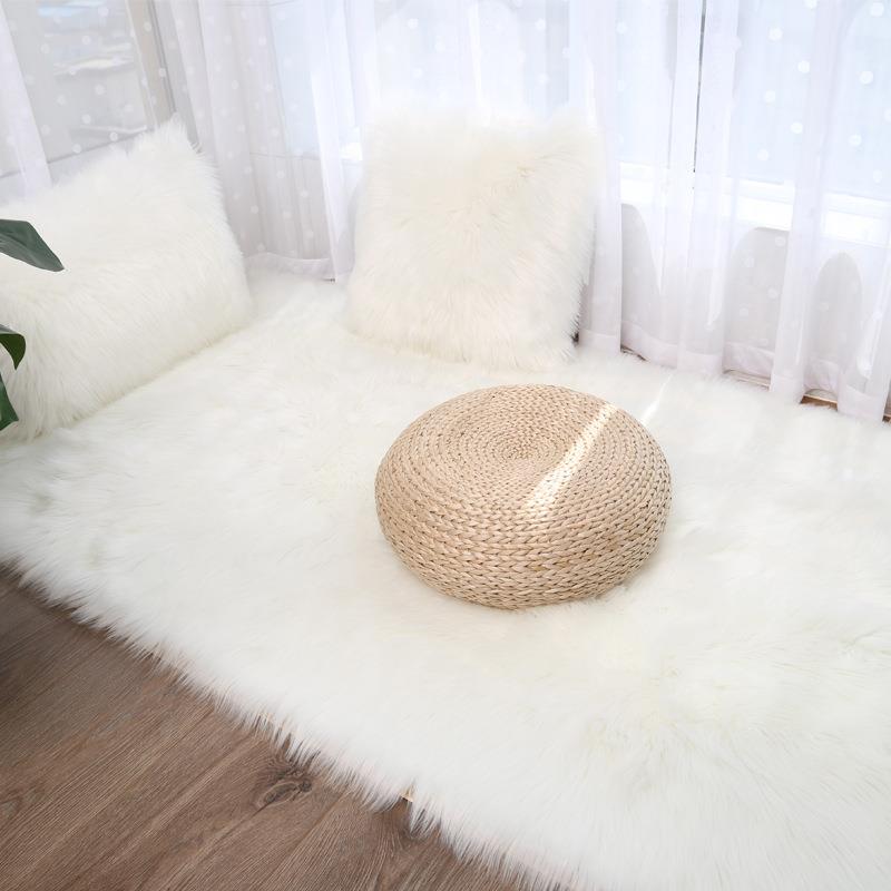 飘窗垫毛绒长毛飘窗毯毛毛窗台垫子卧室阳台地毯四季通用加厚