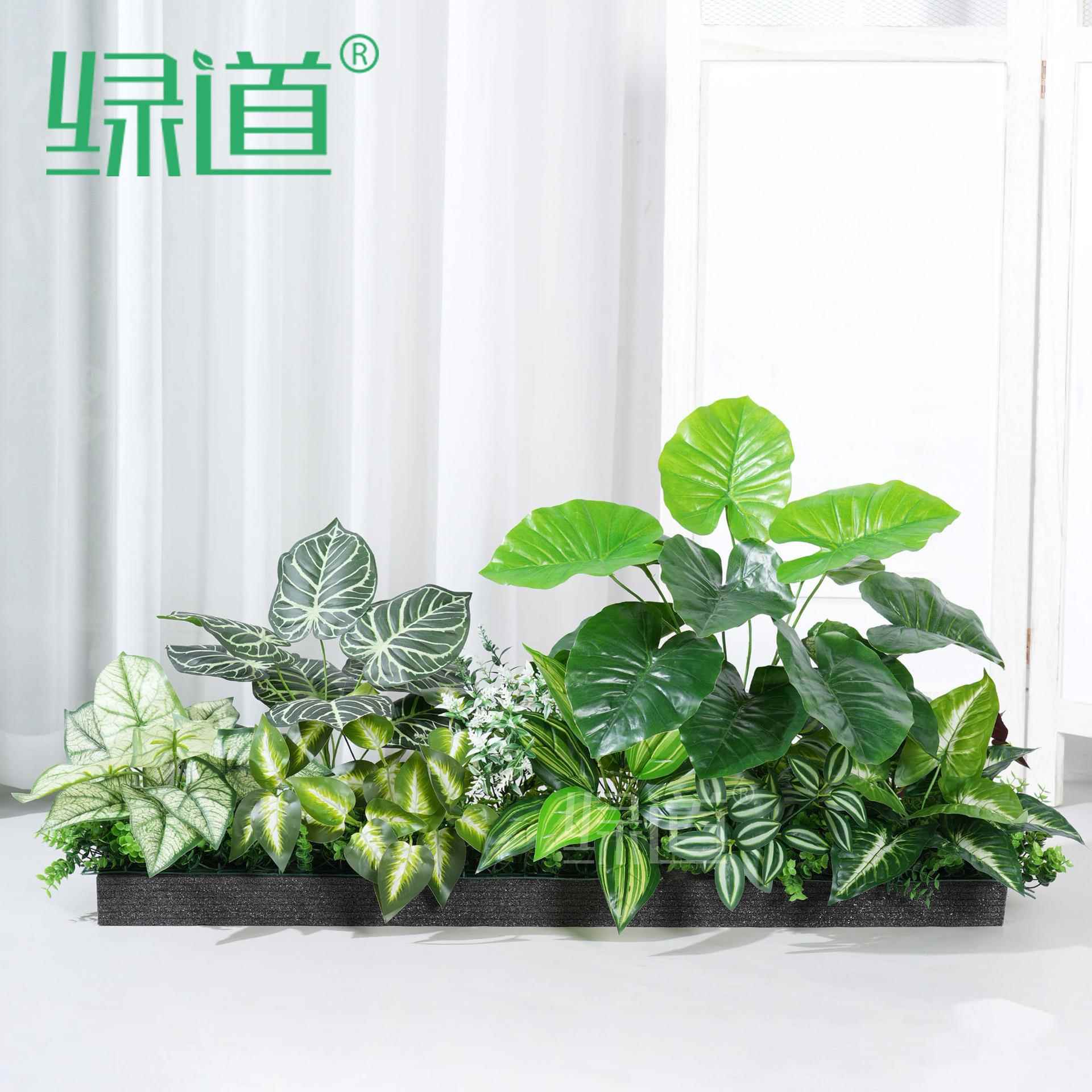 】【HC-AHC-系列花箱仿真A绿植摆设植物摆件仿生花造景饰花箱装室