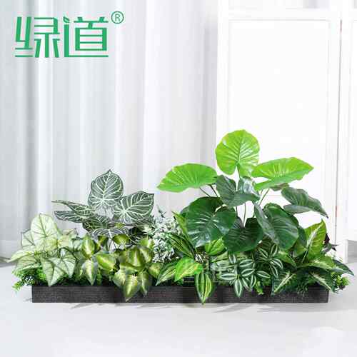】【HC-AHC-系列花箱仿真A绿植摆设植物摆件仿生花造景饰花箱装室