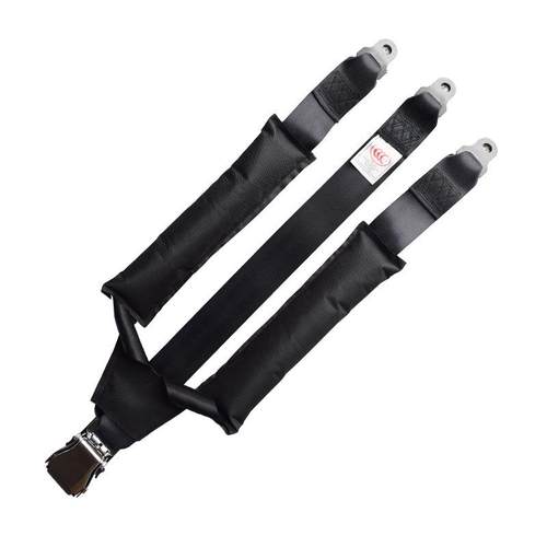 汽车三式点式带安公园游园游全乐设备Y形带护飞机扣带护肩三点安