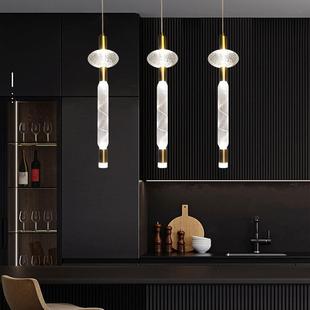 简约个性 创意设计师餐厅灯吧台楼梯间酒店大堂玻璃吊灯极简极简风