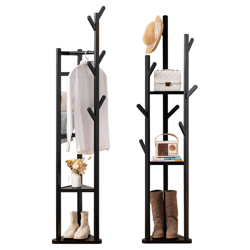 挂衣架落地式衣帽架卧室床边晚上放衣服神器床头临时置物房间入户