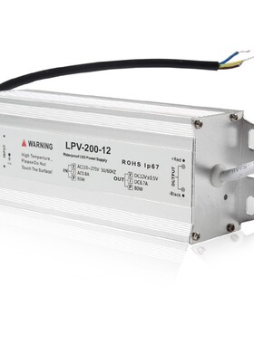 明伟LPV-200W-12V监控防水恒压电源日光灯开关电源 led驱动厂家