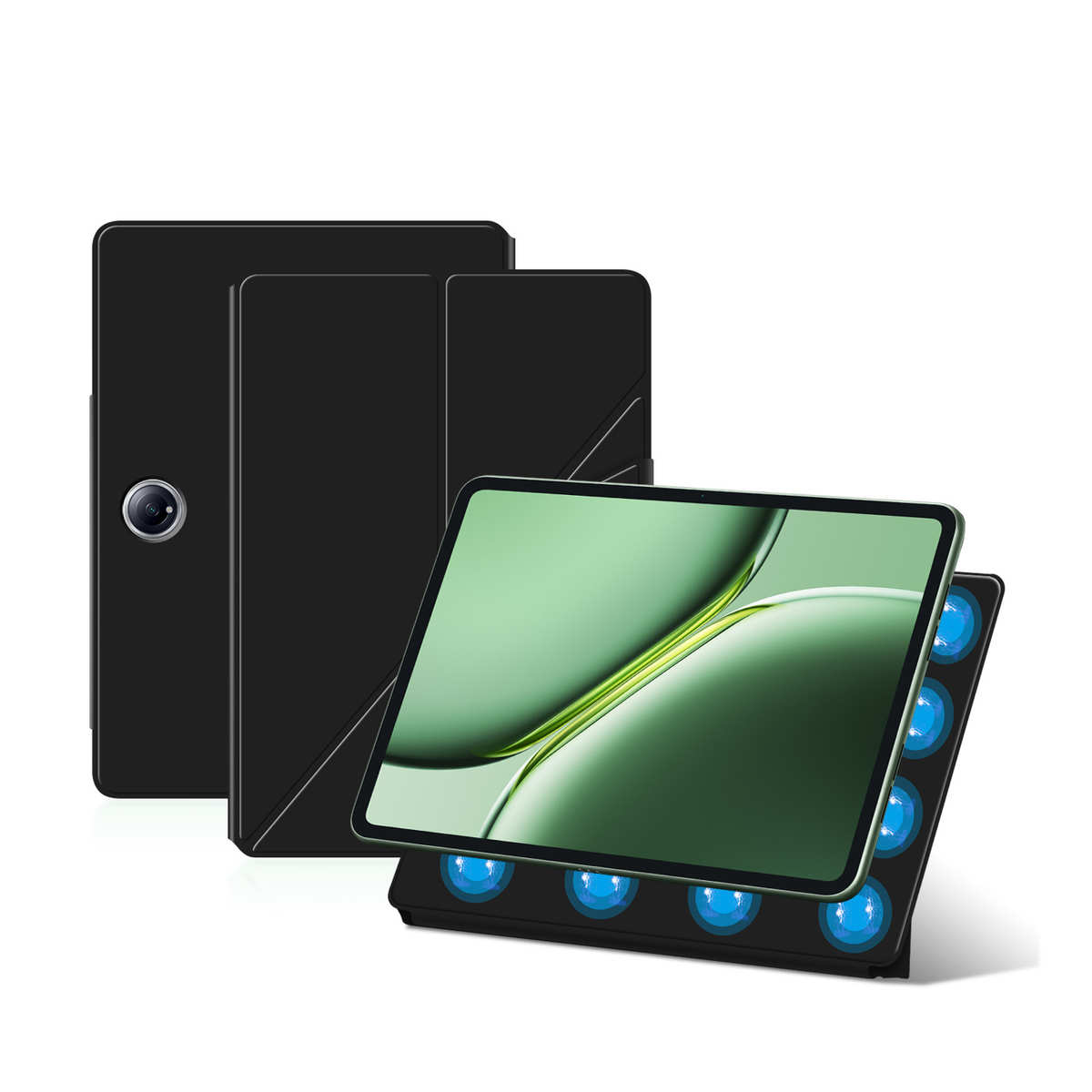 厂家直销适用One Plus Pad Pro平板保护套一加 Pad Pro磁吸双面夹搭扣皮套