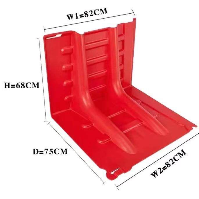 防洪防汛挡水板地下车库ABS塑料移动L型伸缩抗洪闸门吸水膨胀沙袋