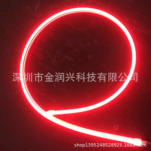 rgb红绿黄霓虹柔性led灯带 电子产品设备仪器指示硅胶软led灯条