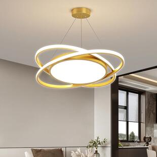 饭厅吊灯厅简现代客厅主卧室饭吧台灯约0餐桌轻奢鸿吉（数225新款