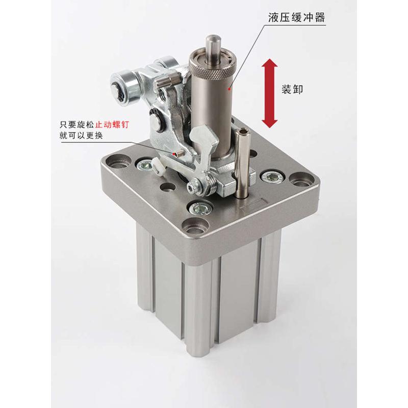 SMC型阻挡气缸RS2H50/63/80-30BM-D-40DL-BL-DM-TL-TM止动限位
